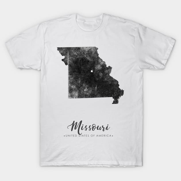 Missouri state map T-Shirt by StudioGrafiikka